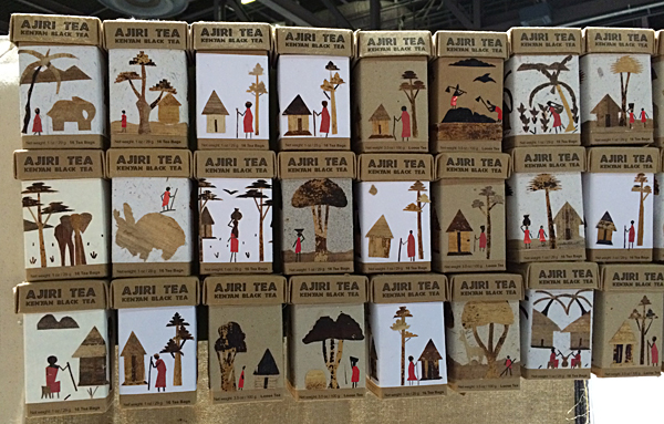 Ajiri tea boxes